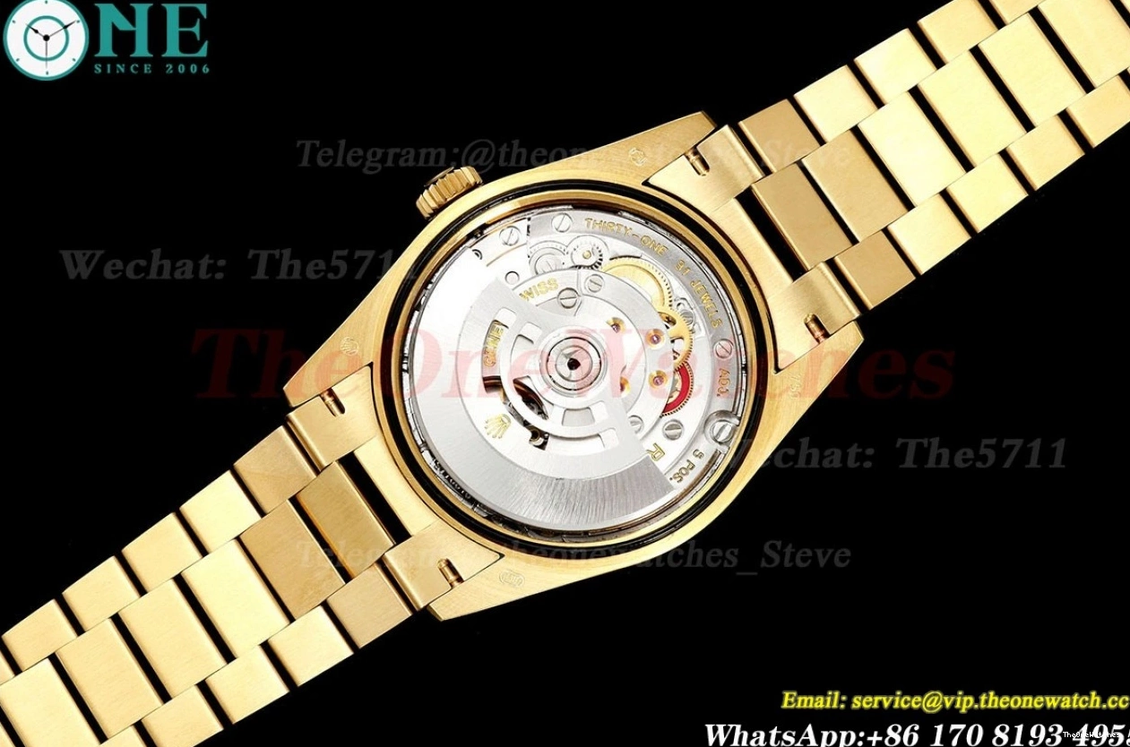 Weight) DayDate VR3255(Gain Rmn White YG QF 36mm YG V3 128238 0405